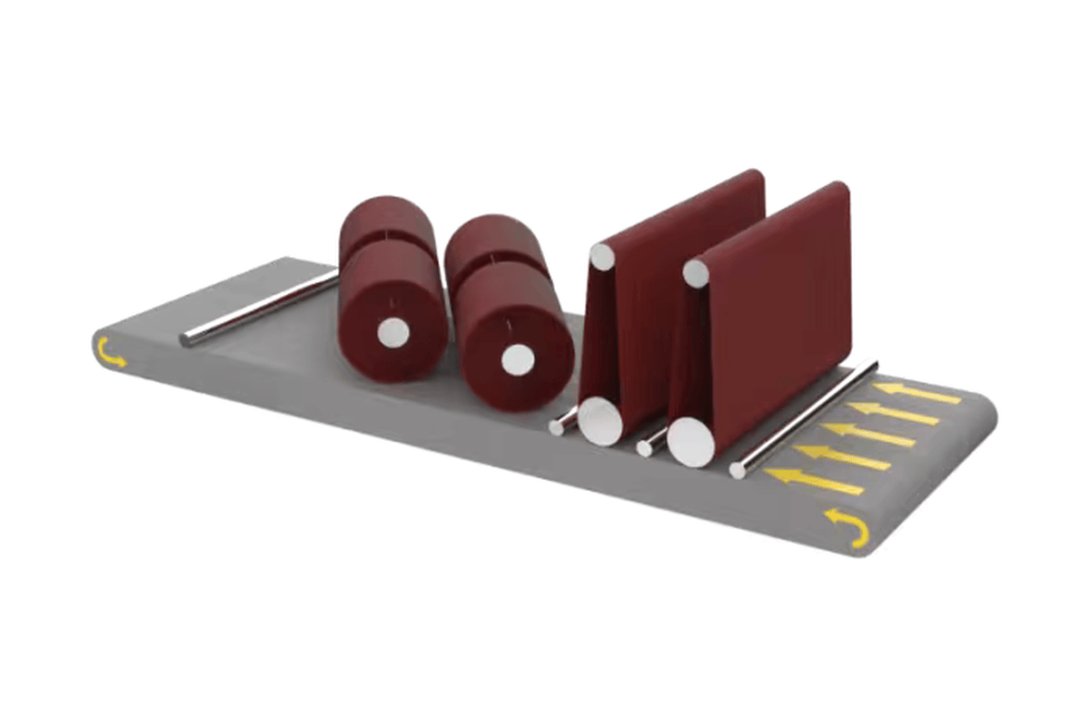Lasvio BBR configuration: two abrasive belts followed by rotary brush