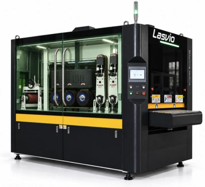 Lasvio BBRP automatic deburring, edge rounding and surface finishing machine