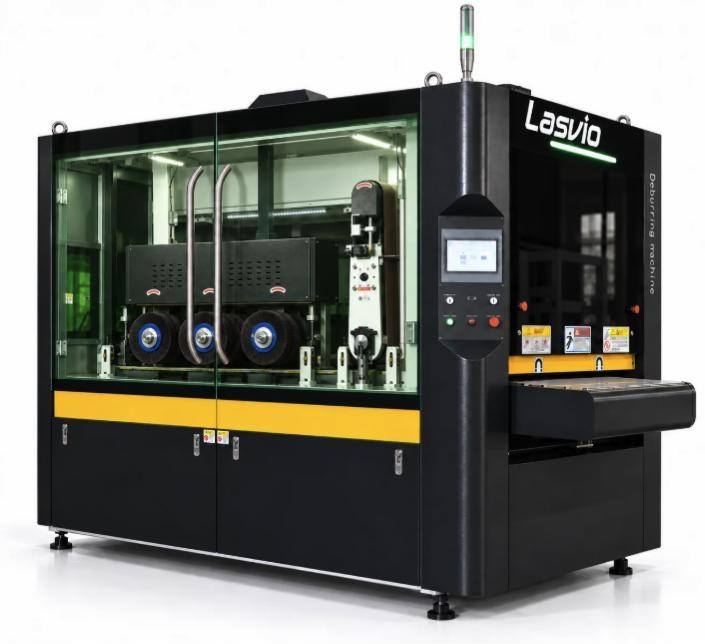 Lasvio BR automatic sheet metal deburring and edge rounding machine